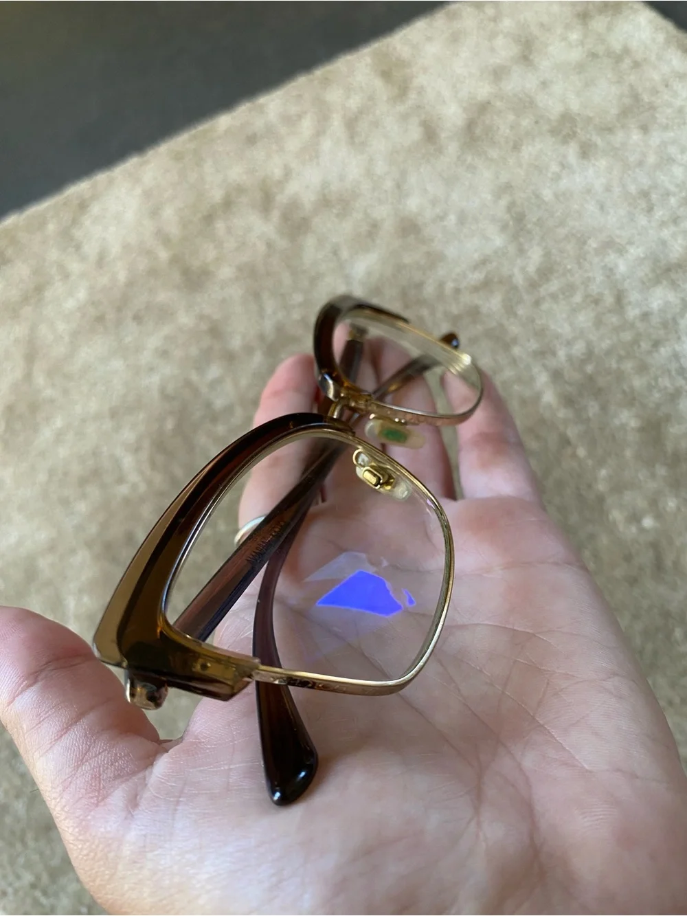 Dolce Gabbana Brown Cat-Eye Eyeglasses - DG 5045 5374 55/16 140 PD 2010765
